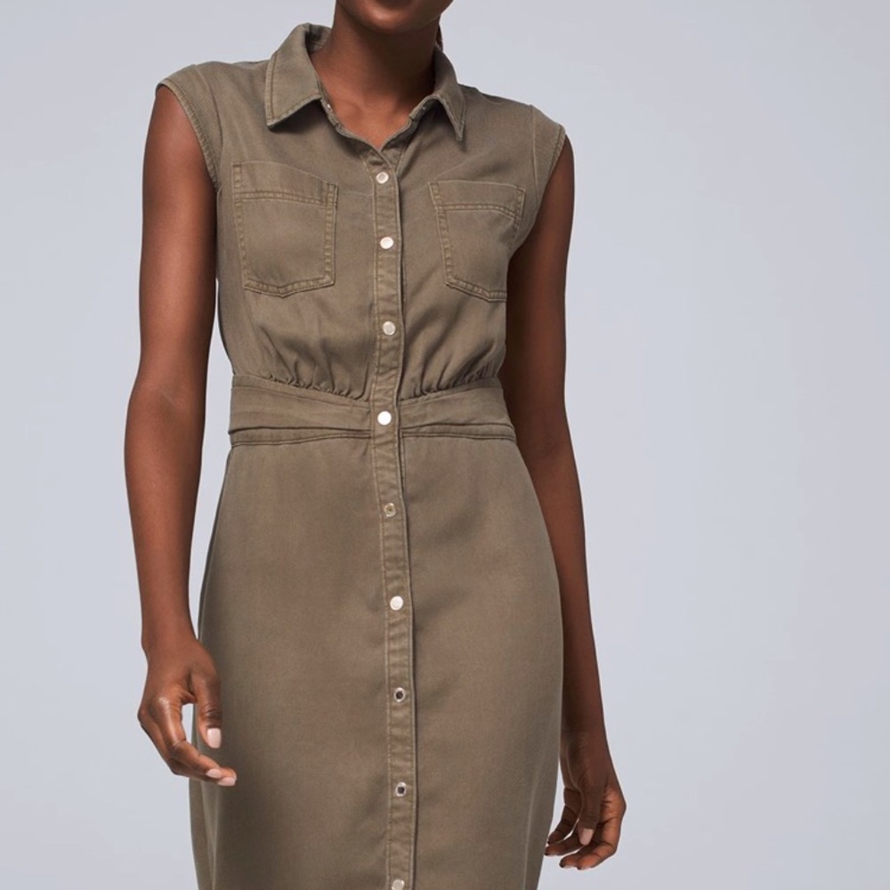 NWT WHBM Ultra-Soft Utility Dress in 0P